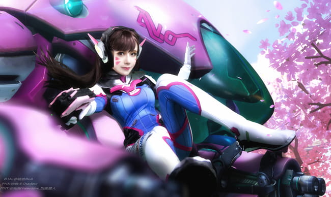 守望先锋,dva,宋哈娜,cosplay