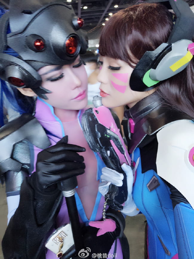 黑百合,守望先锋,cosplay,