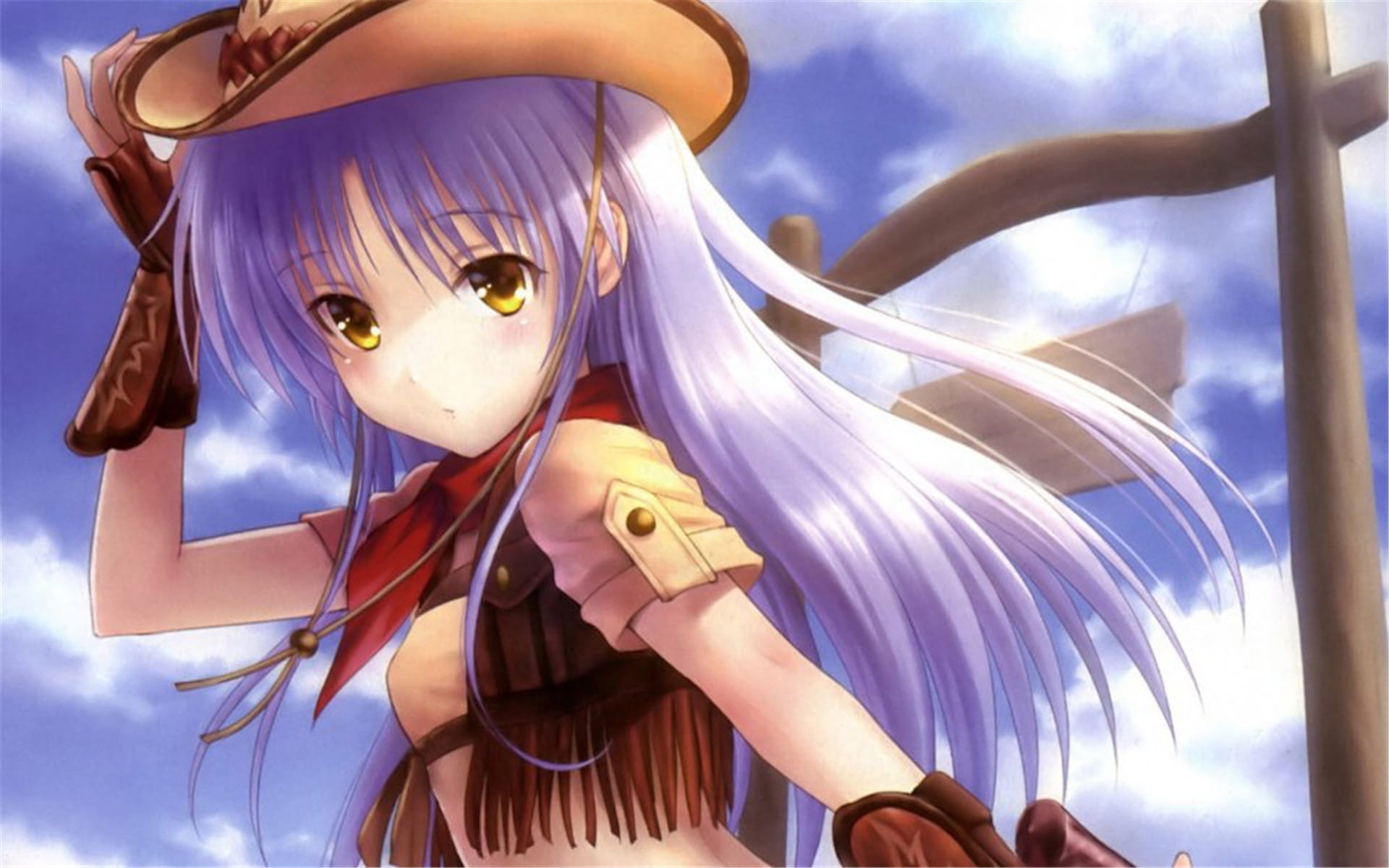 Angel Beats,立华奏,电脑壁纸,动漫桌面