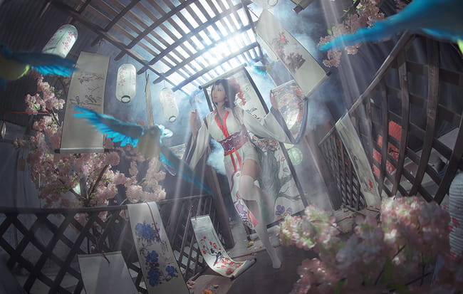 花鸟卷,网易阴阳师,cosplay,