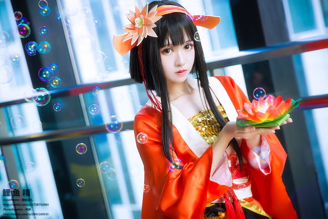 鳕鱼霏儿,cosplay,鲤鱼精,阴阳师