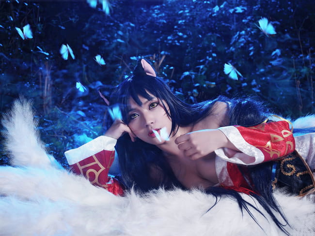 九尾妖狐,阿狸,lol,cosplay