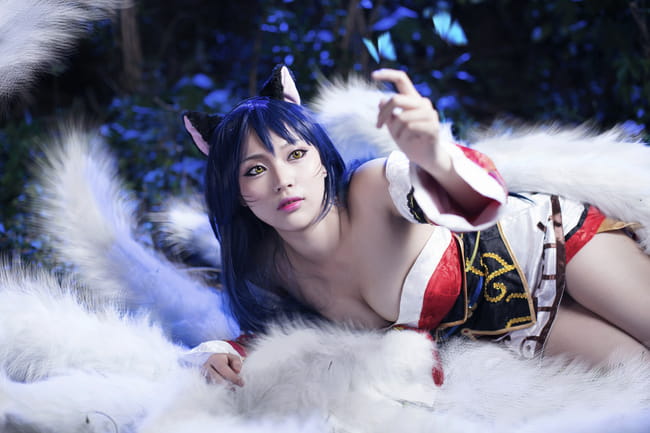 九尾妖狐,阿狸,lol,cosplay