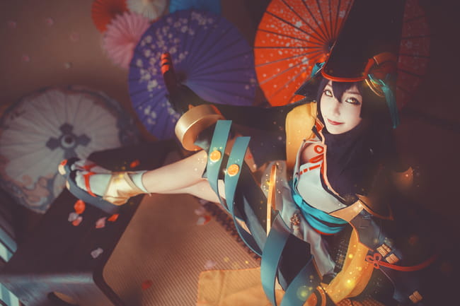 阴阳师,妖刀姬,cosplay,ssr