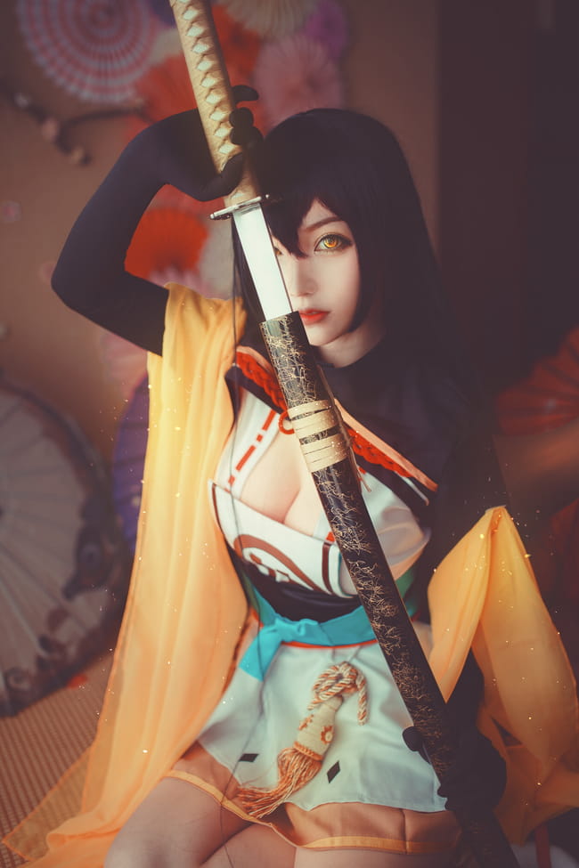 阴阳师,妖刀姬,cosplay,ssr