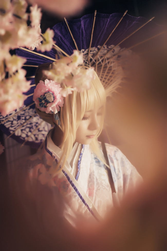 saber,fate,和服,cosplay