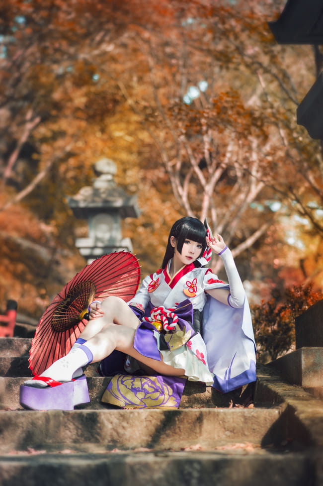 阴阳师,雪女,cosplay,