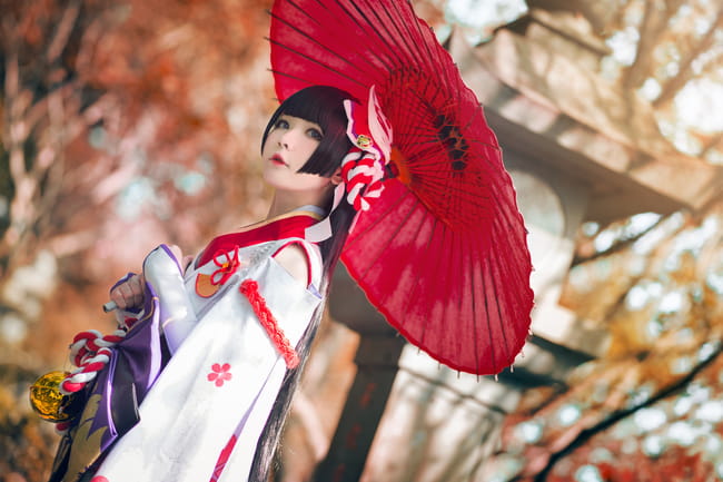 阴阳师,雪女,cosplay,