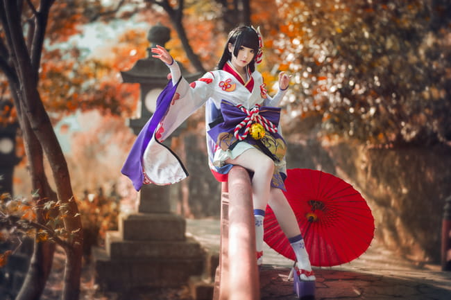 阴阳师,雪女,cosplay,