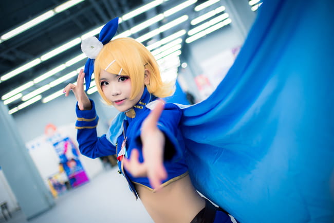 镜音双子,镜玲音,cosplay,