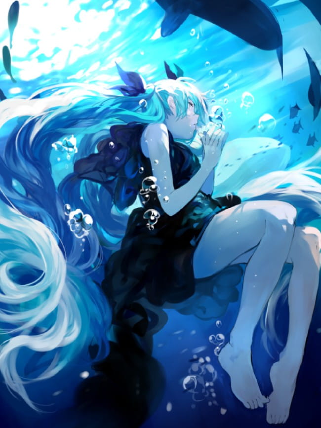 初音,深海少女,图包