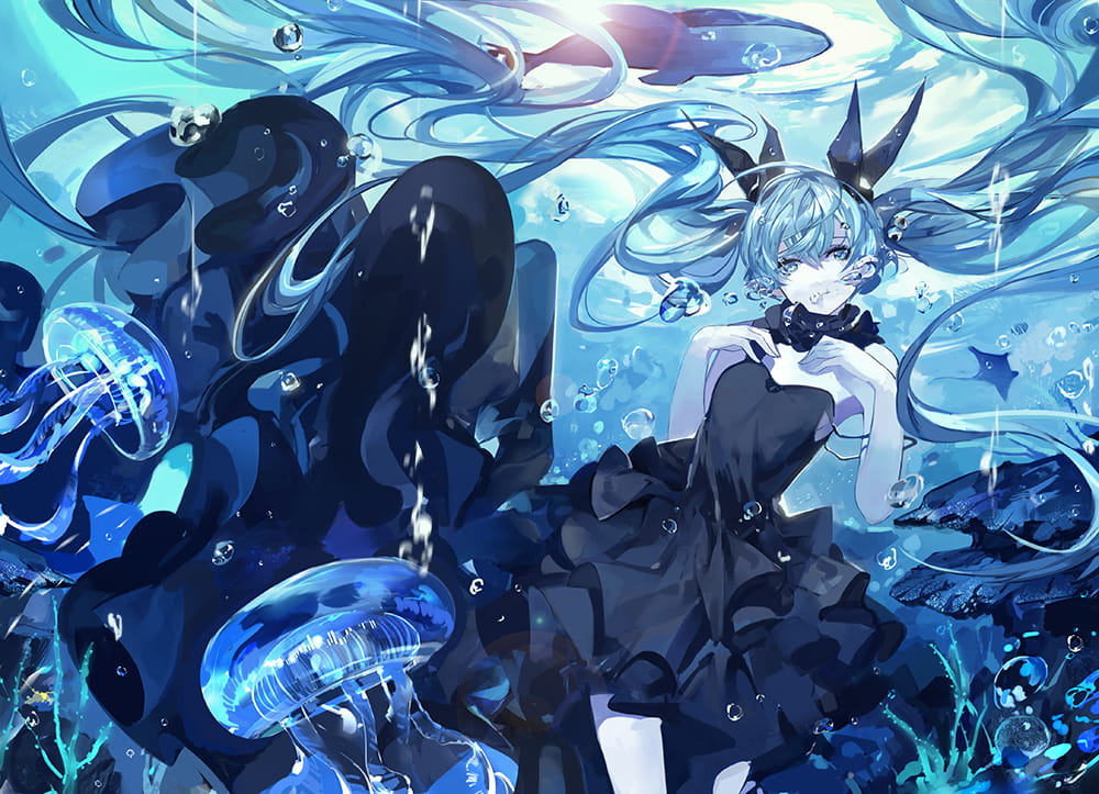 初音,深海少女,图包