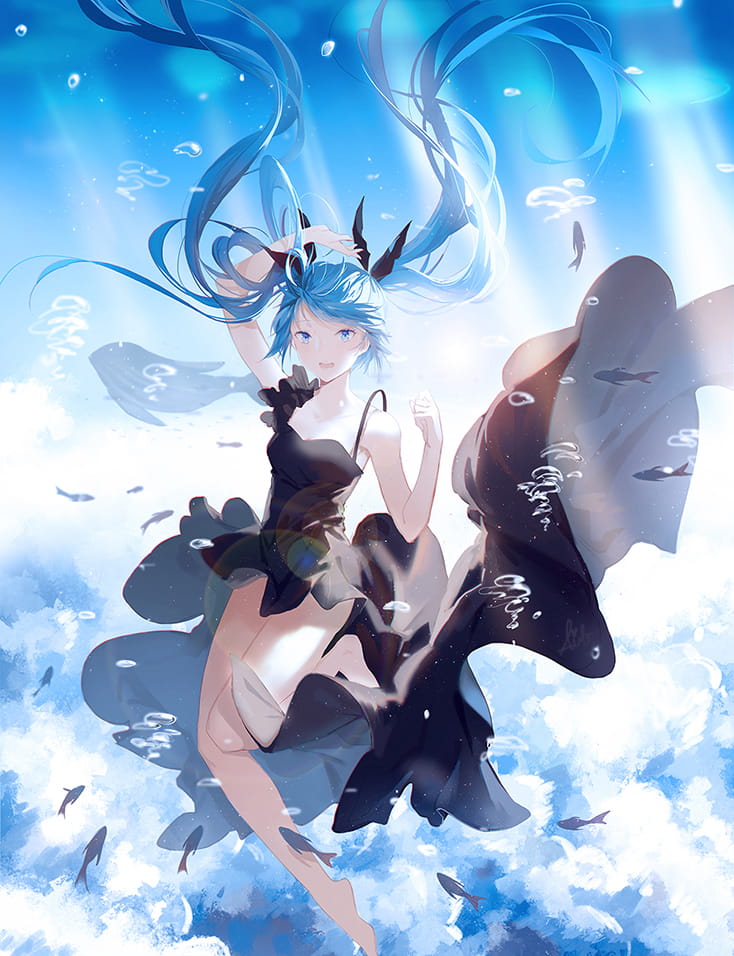 初音,深海少女,图包