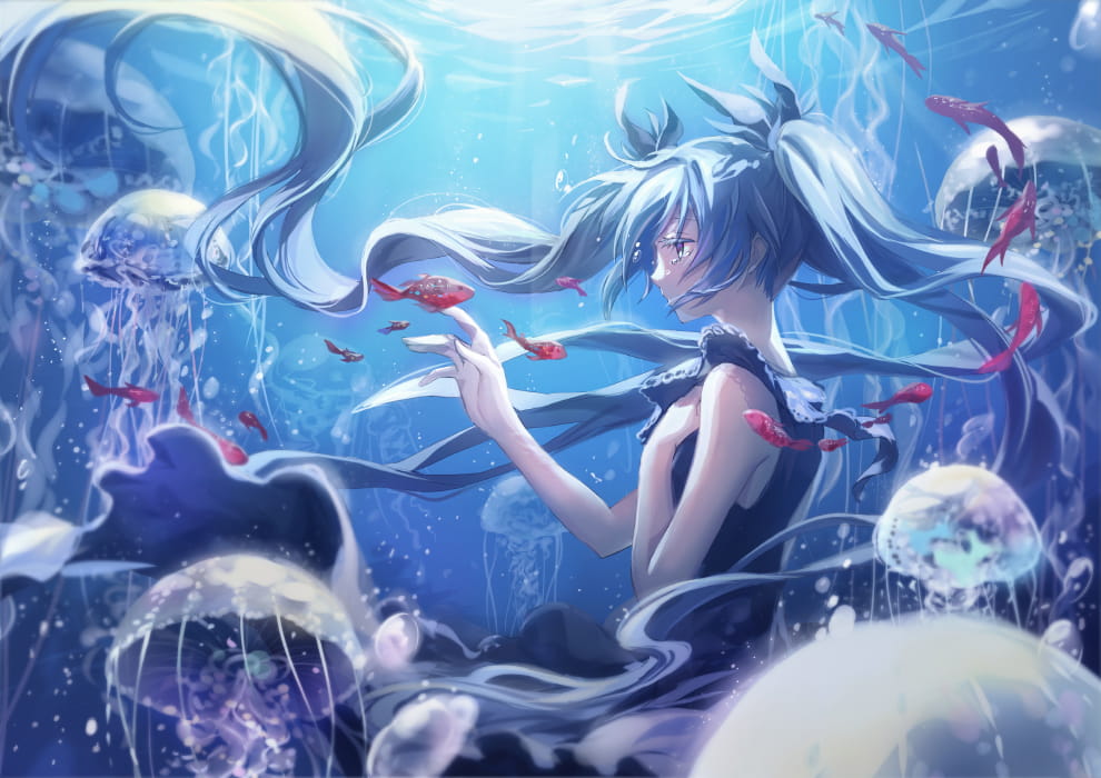 初音,深海少女,图包