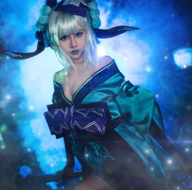 网易手游阴阳师,cosplay,青行灯,