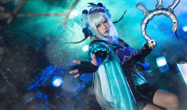 网易手游阴阳师,cosplay,青行灯,