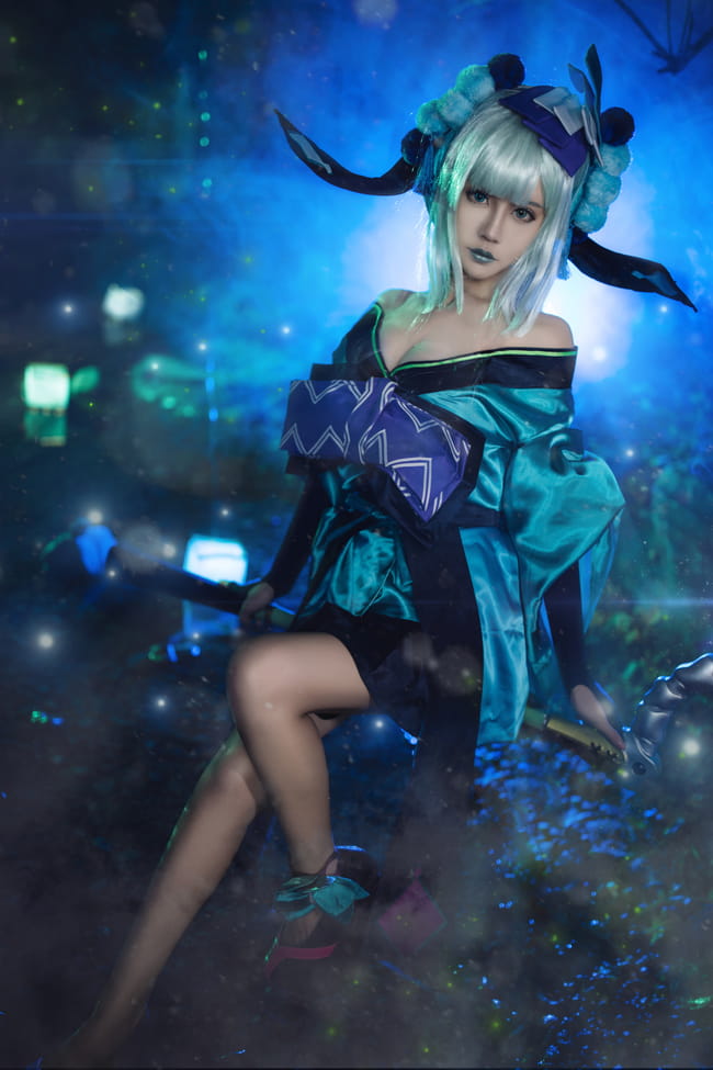 网易手游阴阳师,cosplay,青行灯,