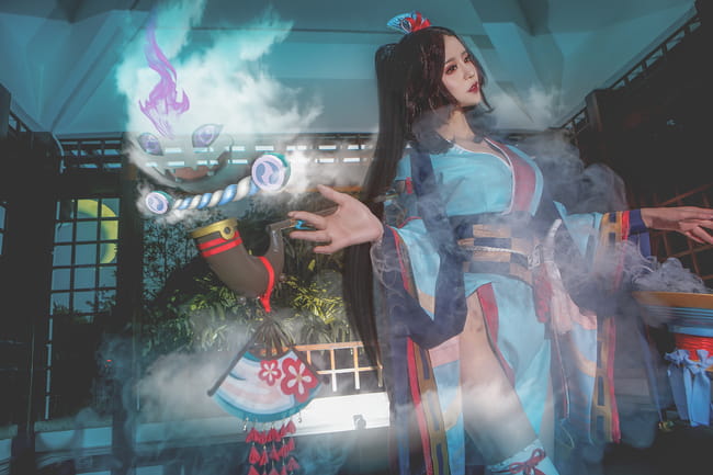 烟烟罗觉醒,网易手游阴阳师,cosplay,