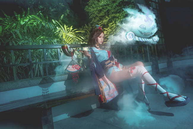 烟烟罗觉醒,网易手游阴阳师,cosplay,