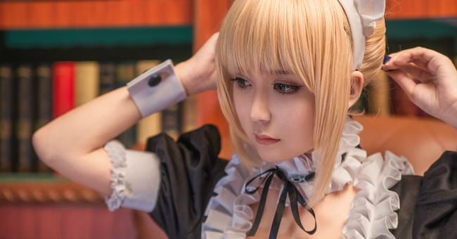 saber,女仆,cosplay,fate