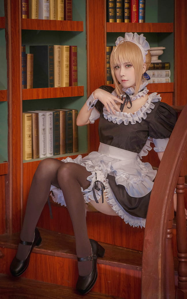 saber,女仆,cosplay,fate