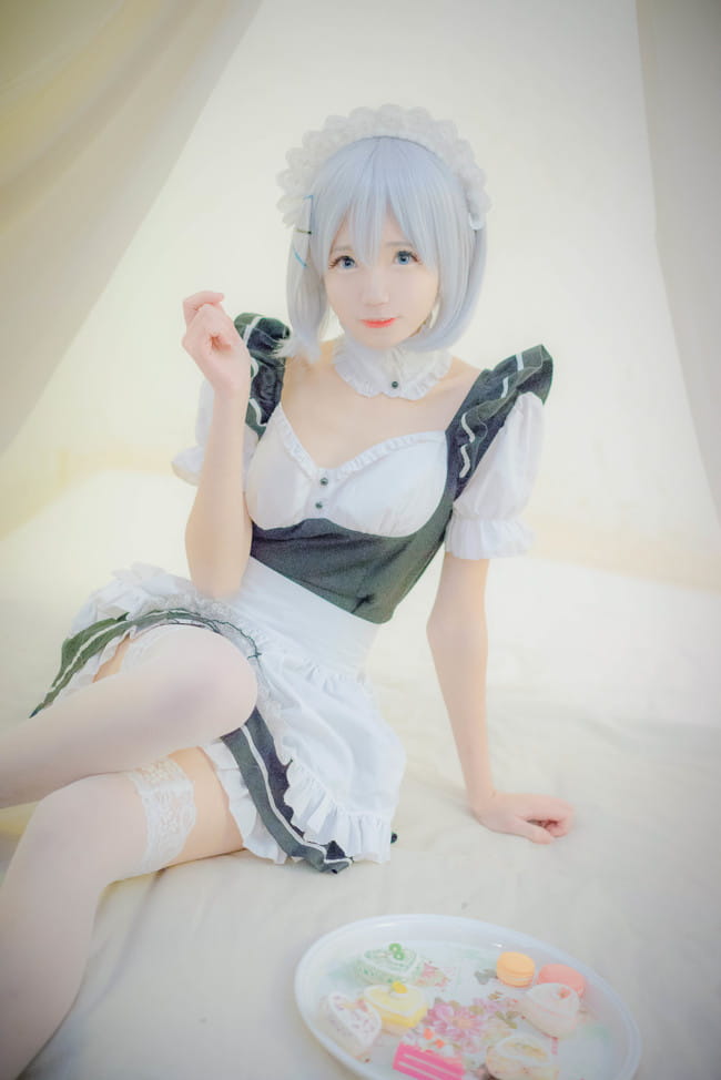 鸢一折纸,约会大作战,cosplay,女仆