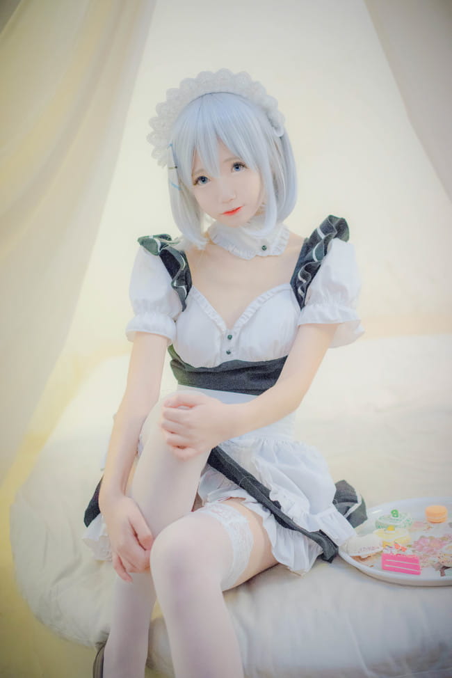 鸢一折纸,约会大作战,cosplay,女仆