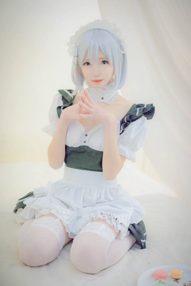 鸢一折纸,约会大作战,cosplay,女仆