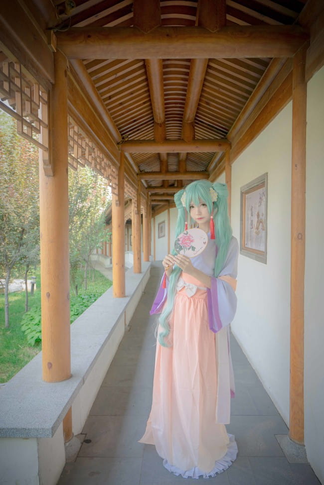 初音未来,cosplay,汉服