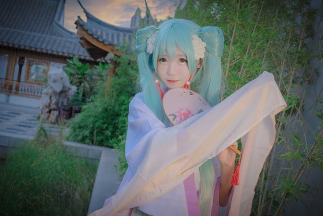 初音未来,cosplay,汉服