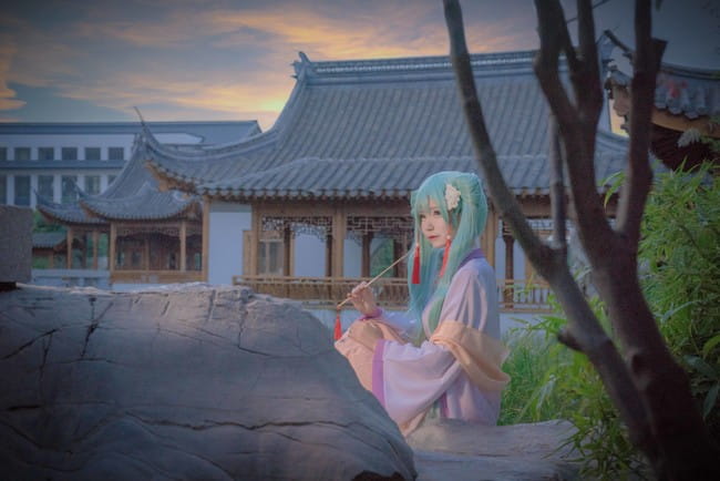 初音未来,cosplay,汉服