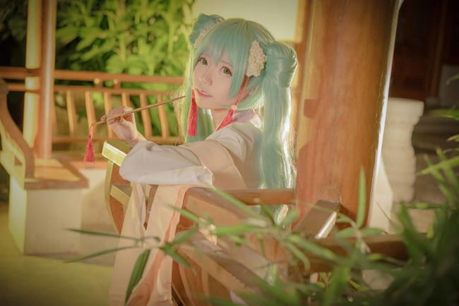 初音未来,cosplay,汉服