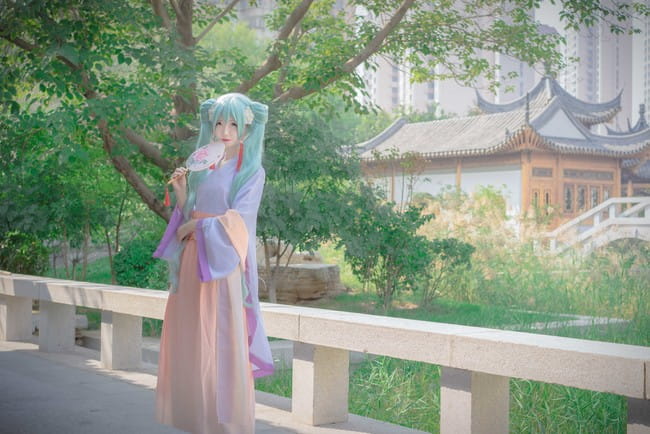 初音未来,cosplay,汉服