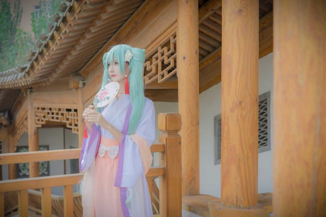 初音未来,cosplay,汉服