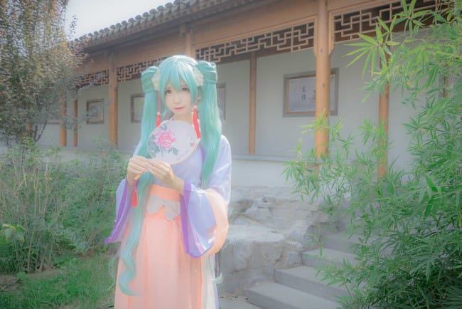 初音未来,cosplay,汉服