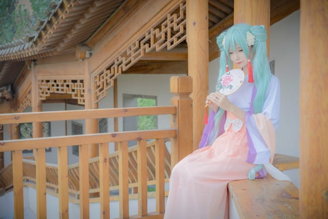 初音未来,cosplay,汉服