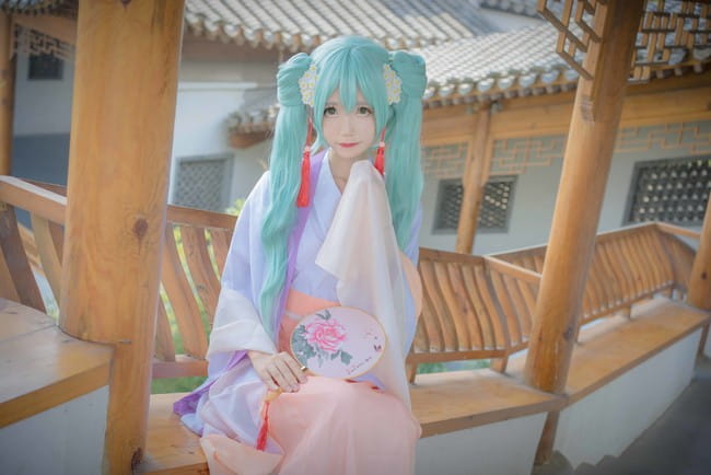 初音未来,cosplay,汉服