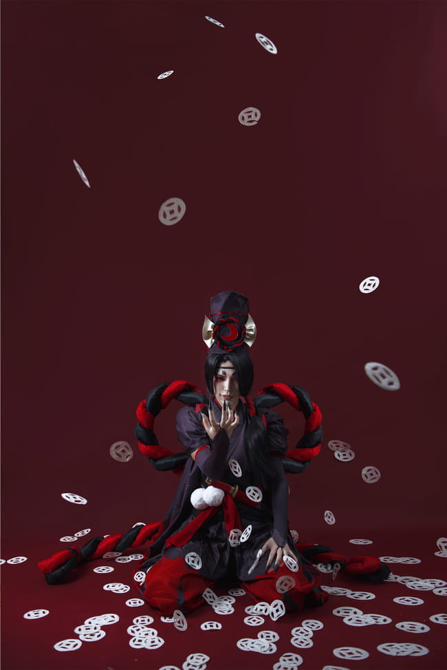 阴阳师,鬼使黑鬼使白cosplay,网易手游,