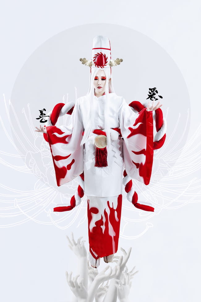 阴阳师,鬼使黑鬼使白cosplay,网易手游,