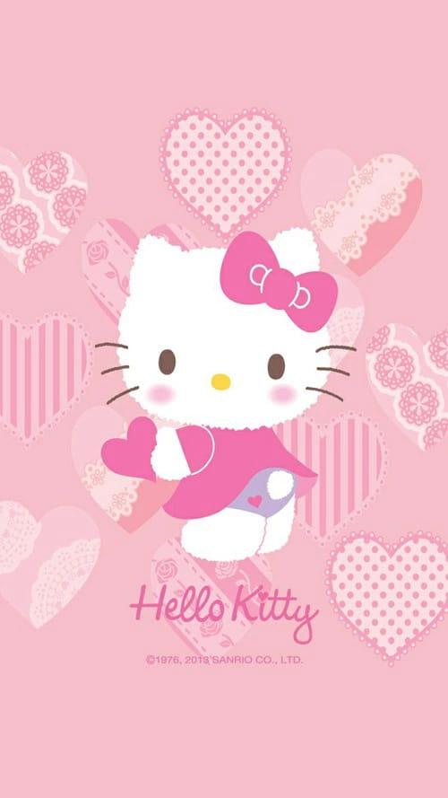 hello kitty,手机壁纸,卡通