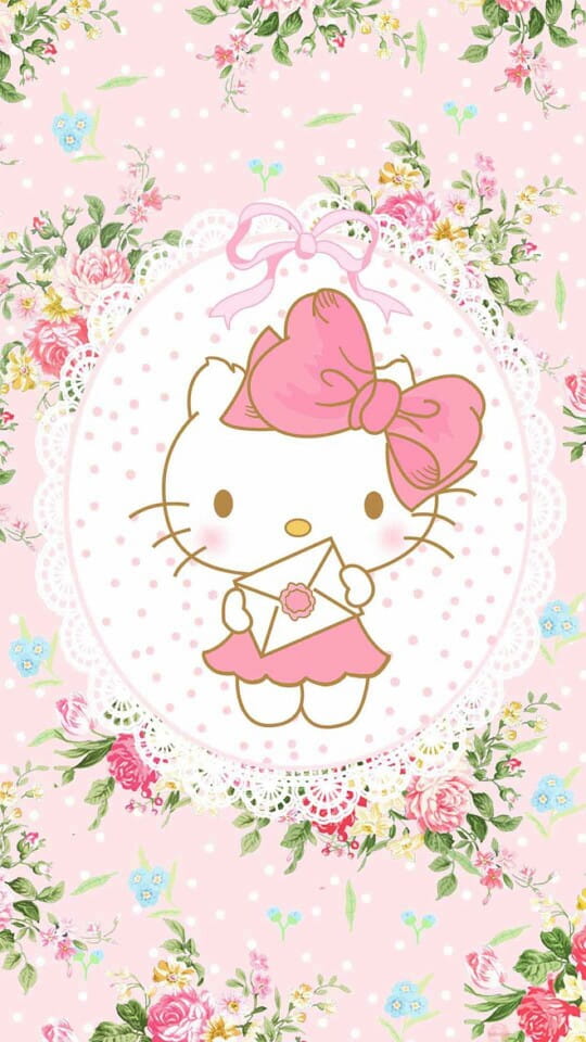 hello kitty,手机壁纸,卡通