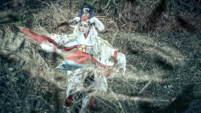 网易手游阴阳师,金鸾鹤羽,cosplay,姑获鸟