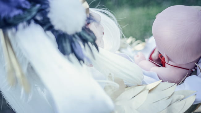 网易手游阴阳师,金鸾鹤羽,cosplay,姑获鸟