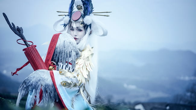 网易手游阴阳师,金鸾鹤羽,cosplay,姑获鸟