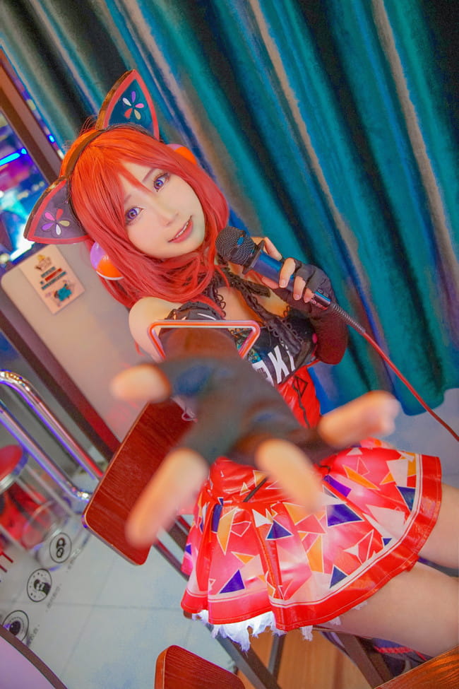 LoveLive! 西野木真姬 猫耳礼服 COS