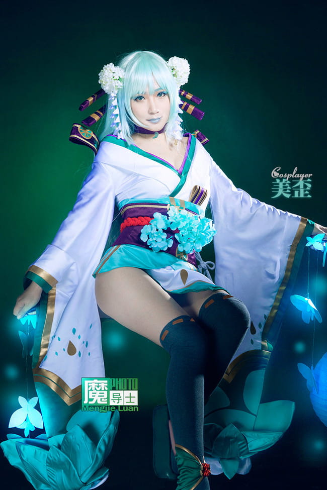 阴阳师手游 青行灯 COS 妖怪式神 福利