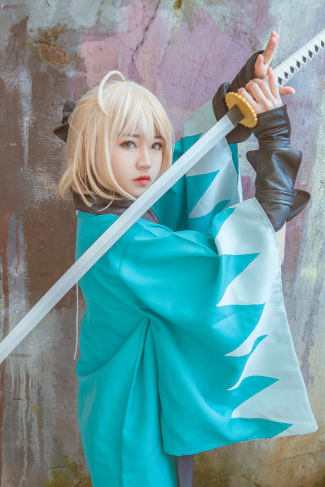 FGO 樱Saber 冲田总司 COS