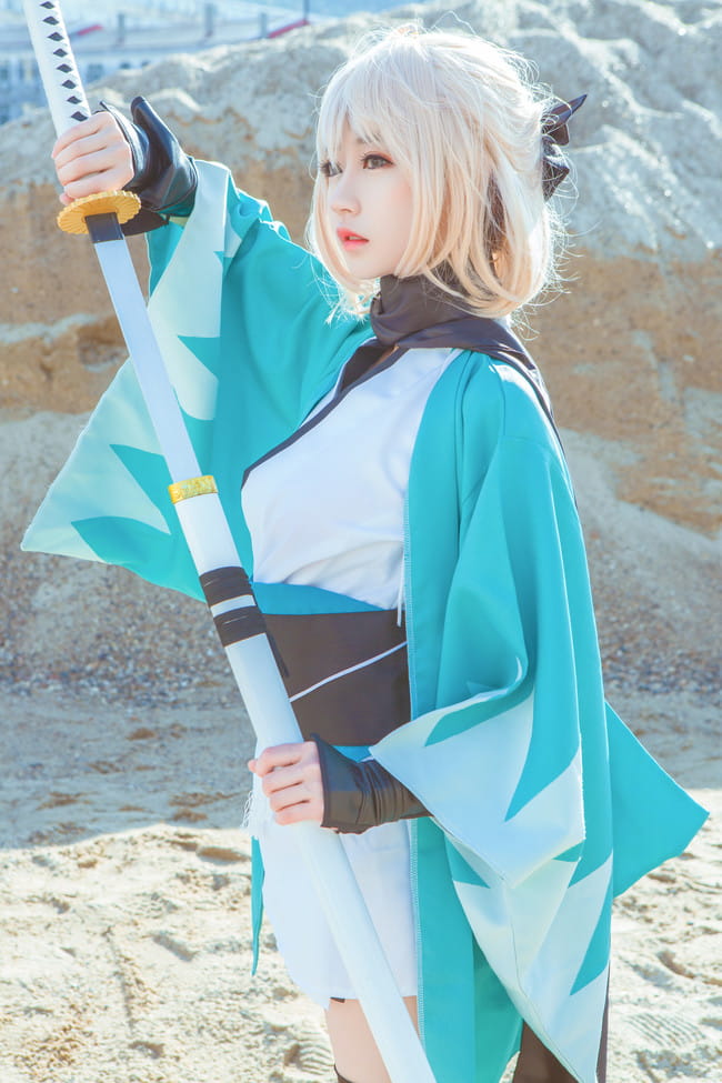 FGO 樱Saber 冲田总司 COS