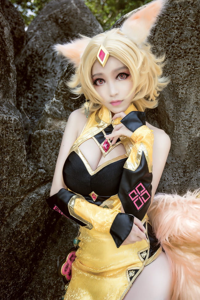 王者荣耀cos,妲己cosplay,杨哲Arger