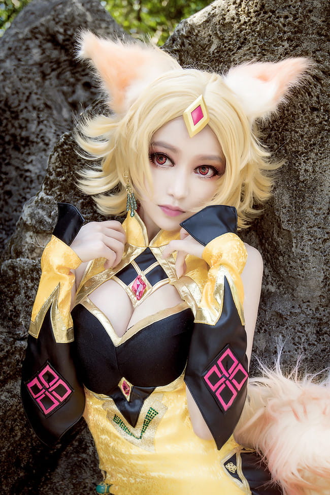 王者荣耀cos,妲己cosplay,杨哲Arger